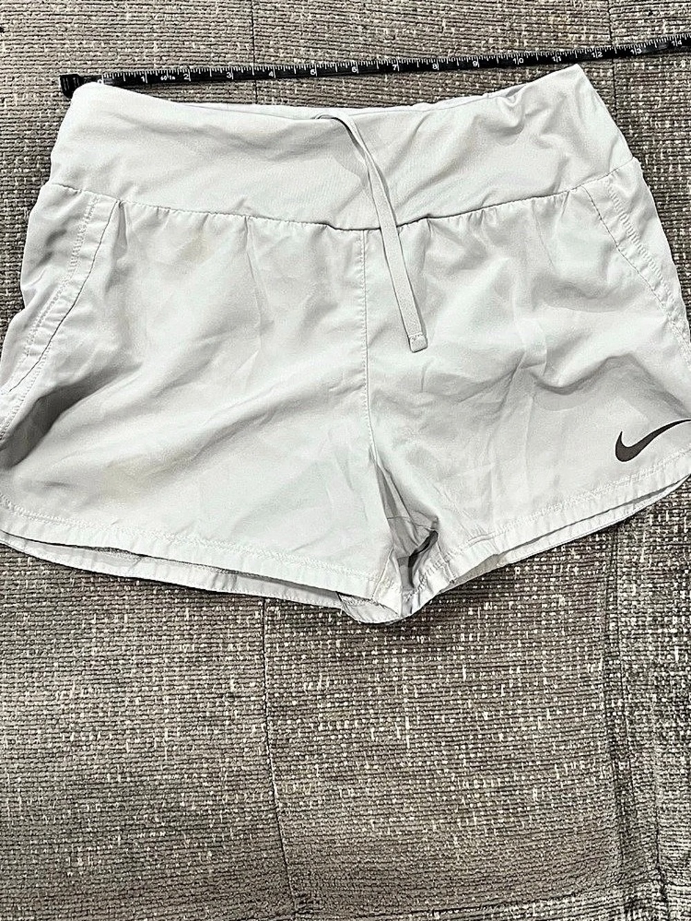 Nike Tempo Dri-FIT Running Shorts White XS